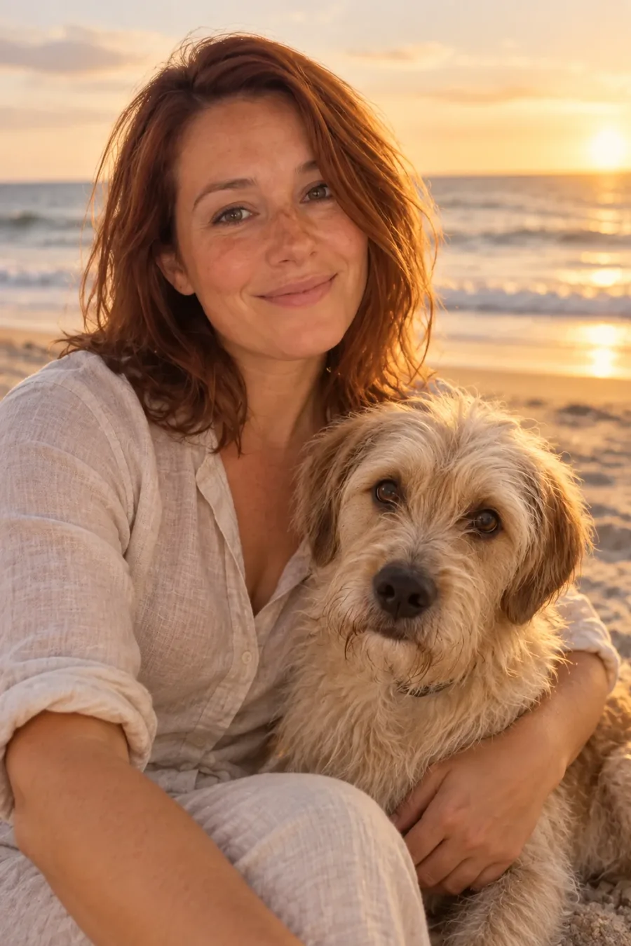Exemple de portrait dans le style Vacances à la mer